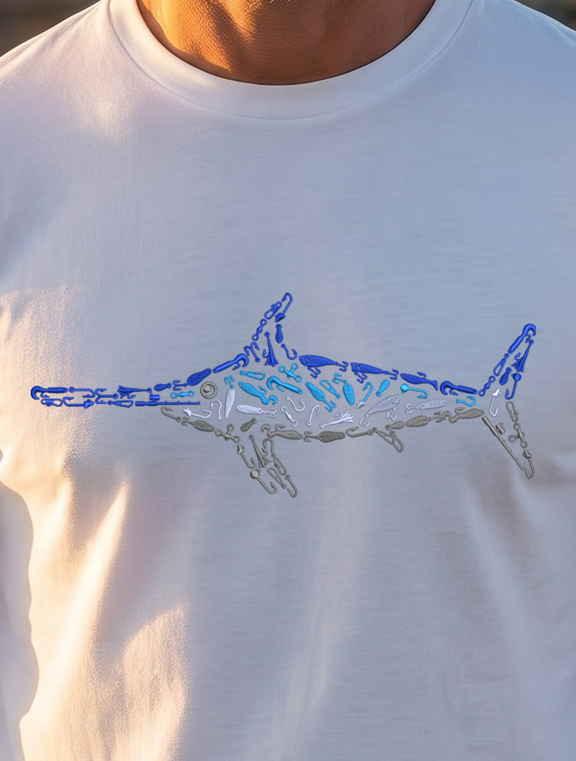 Premium Signature Long Sleeve Tee - Swordfish