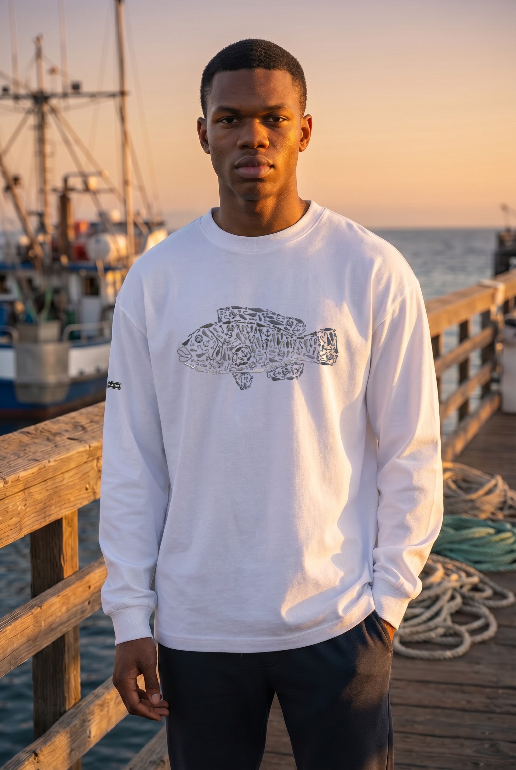 Premium Signature Long Sleeve Tee - Tautog