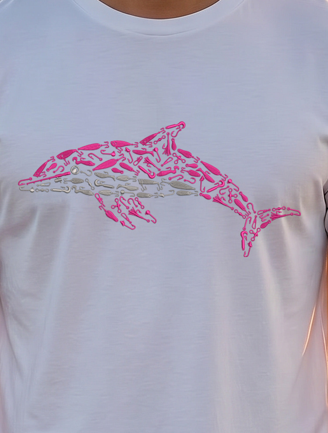 Premium Signature Tee - Pink Dolphin