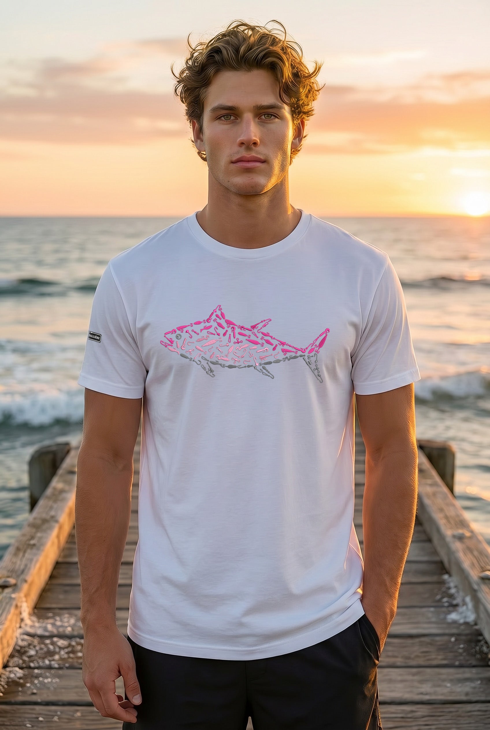 Premium Signature Tee - Pink Tuna