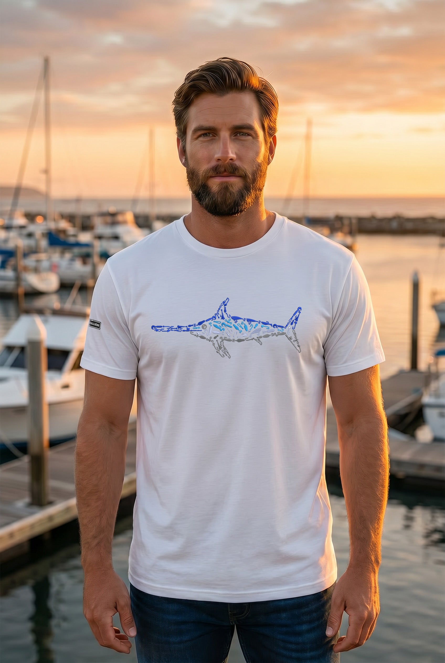 Premium Signature Tee - Swordfish