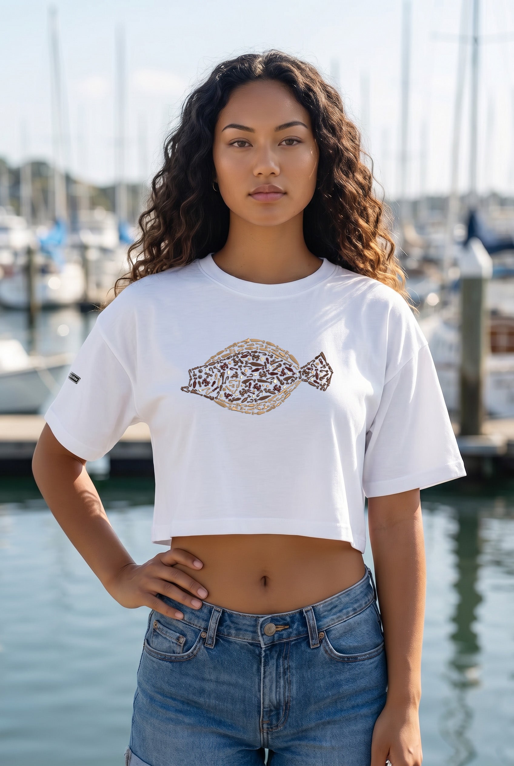 Signature Crop Tee - Fluke