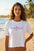 Signature Crop Tee - Pink Swordfish