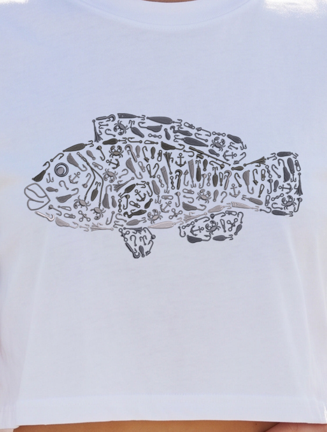 Signature Crop Tee - Tautog
