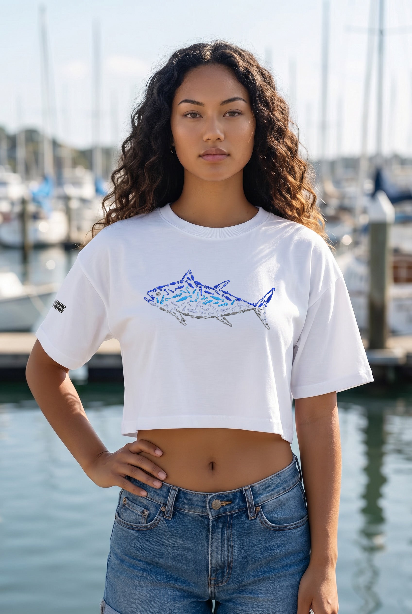 Signature Crop Tee - Tuna