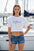 Signature Crop Tee - Great White