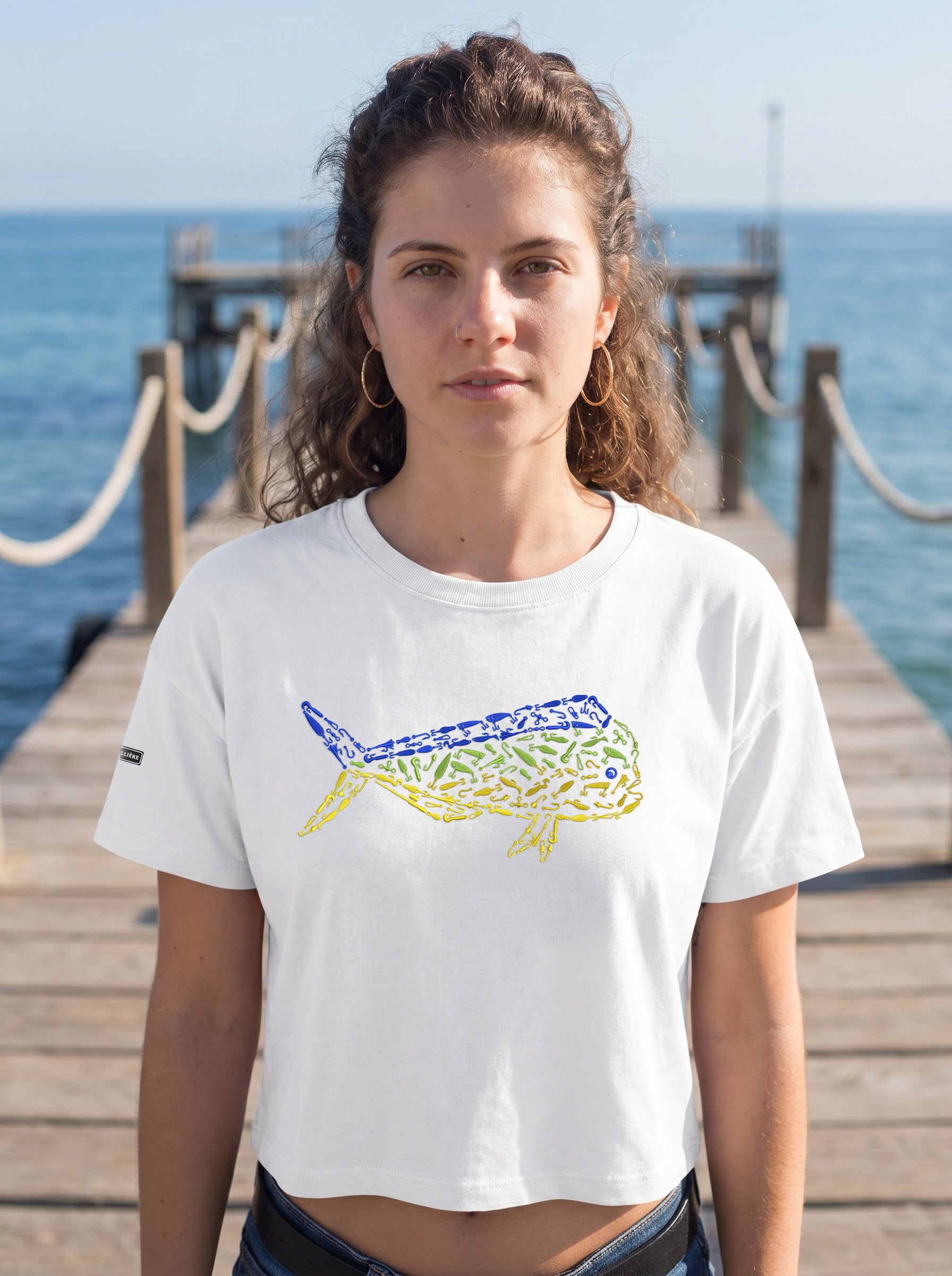 Signature Crop Tee - Mahi Mahi
