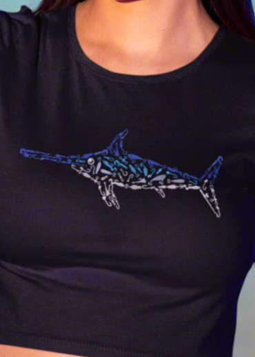 Women's Swordfish Crop Tee