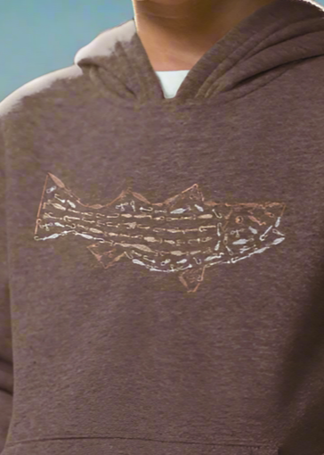 Striped Bass Youth Hoodie