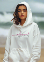 The Deckhand Pink Swordfish Hoodie — Graphic Print