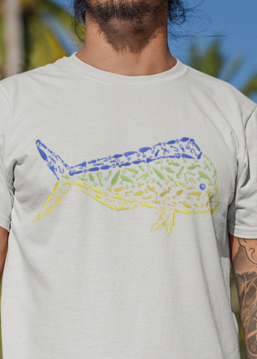 ESSENTIALS MAHI MAHI GRAPHIC PRINT T-SHIRT
