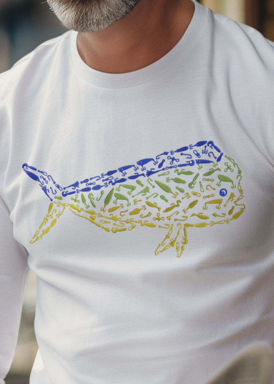 Premium Mahi Mahi Graphic Print L/S TEE