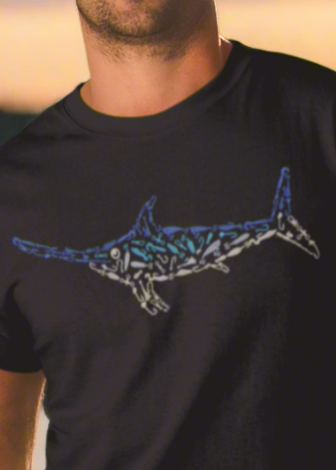 ESSENTIALS SWORDFISH GRAPHIC PRINT T-SHIRT