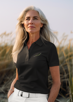 Women's Embroidered Hook & Line Wicking Polo Shirt w/ UV Protection